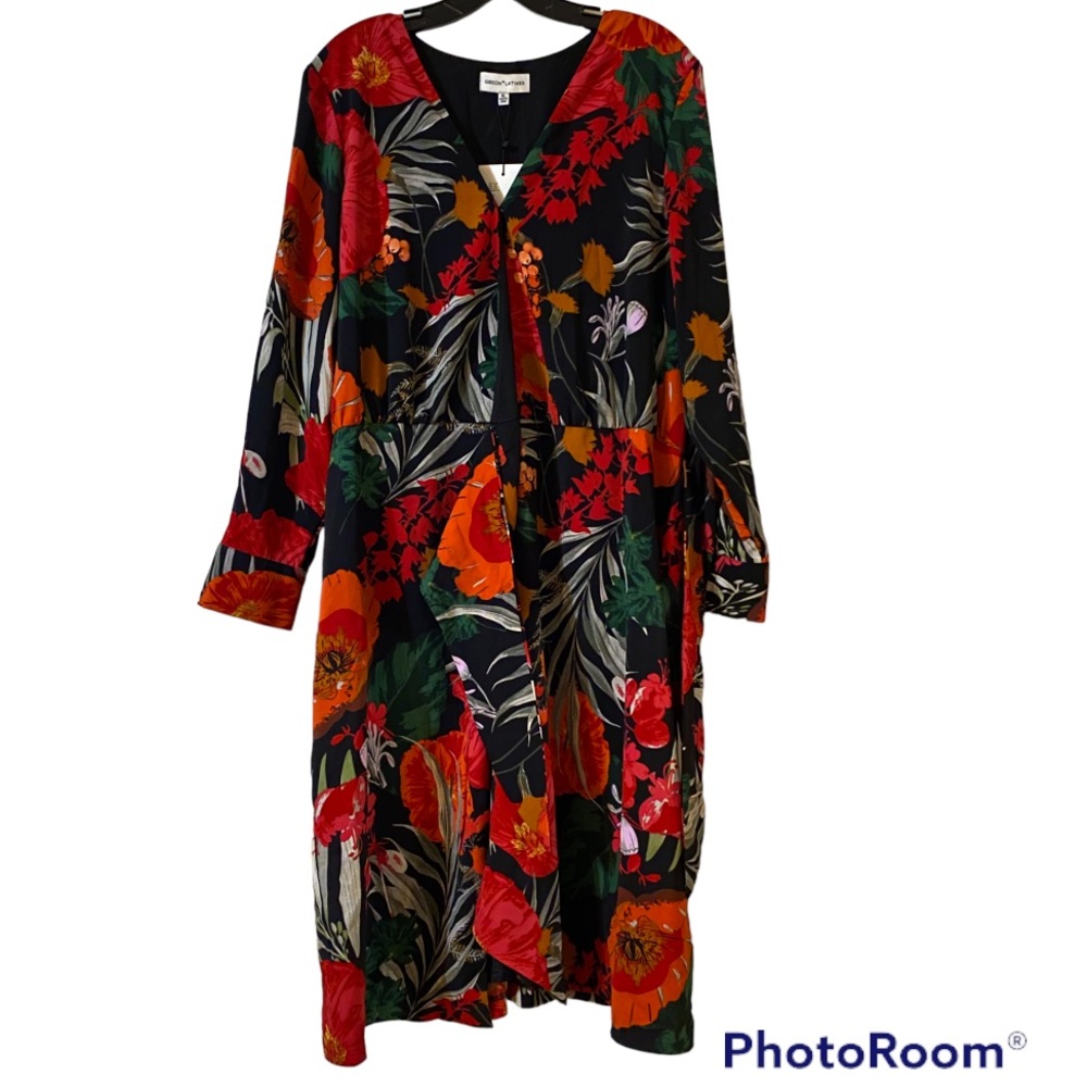 💫 NWT Gibson Latimer Floral Tropical Dress